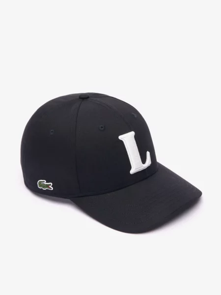 Дитяча кепка Lacoste чорна