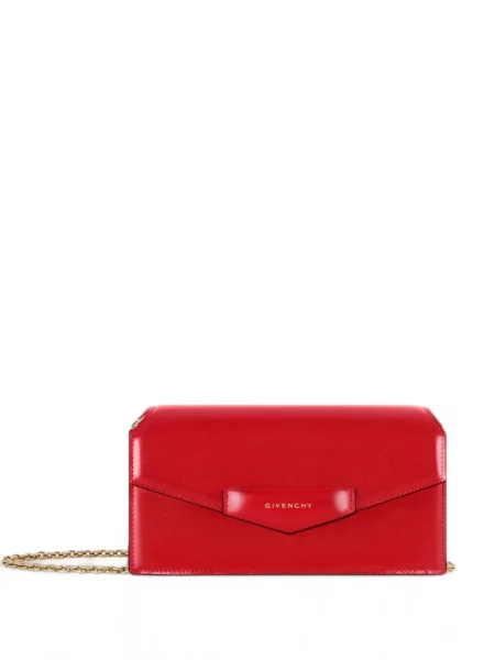 Colier Givenchy din piele roșu