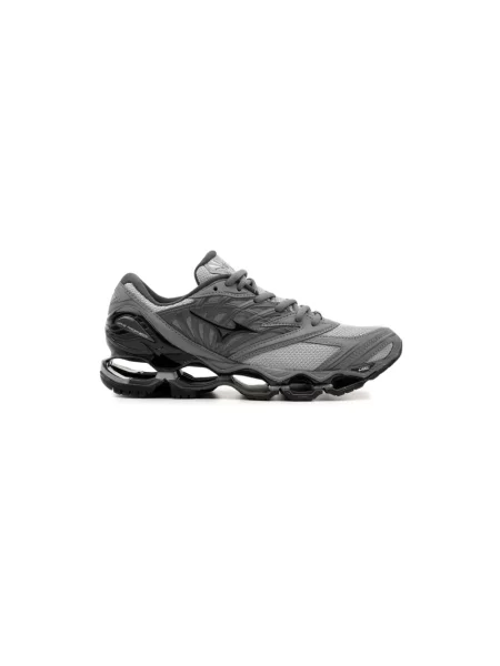 Sneakersy Mizuno skórzane szare