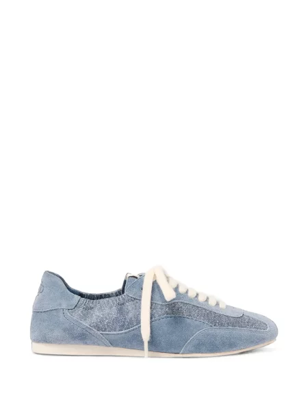 Sneakerși Simkhai din piele cu imagine albastru