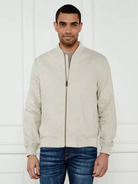 GUESS Geacă bomber | cu adaos de in bej