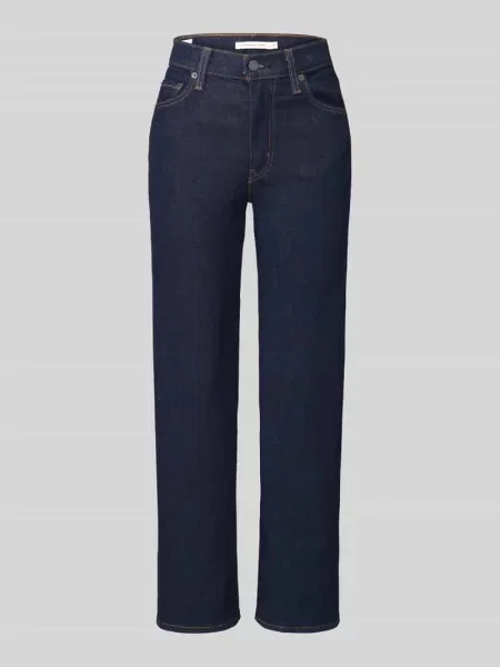 Jeansy o kroju straight fit z mieszanki bawełny z domieszką lyocellu model Levi's® 300 granatowe