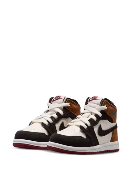Sneakersy dziecięce Jordan Air Jordan 1 brązowe
