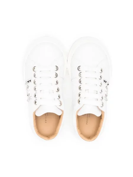 Dětské tenisky Philipp Plein bílé