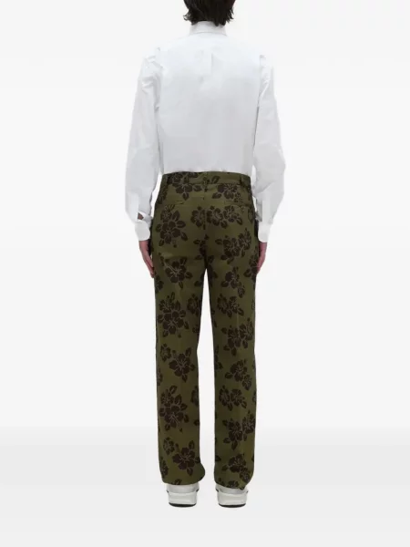 Pantaloni Aspesi cu imagine verde