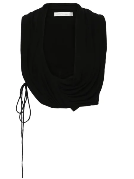 Top Christopher Esber drapat negru