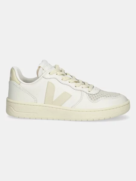 Шкіряні кросівки Veja LEATHER бежевий