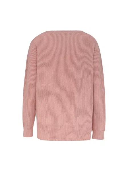 Sweter Malo z kaszmiru różowy