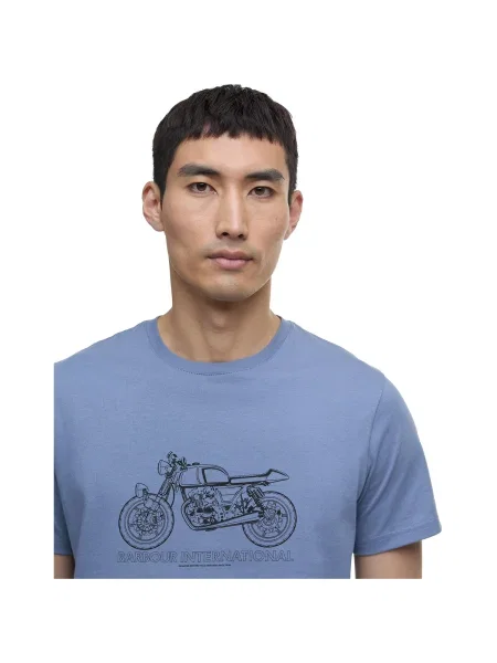 Tricou Barbour albastru