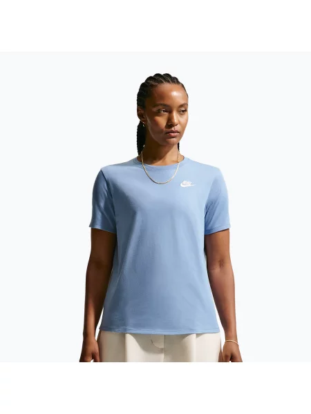Tricou pentru femei Nike Sportswear Club Essentials work blue albastru