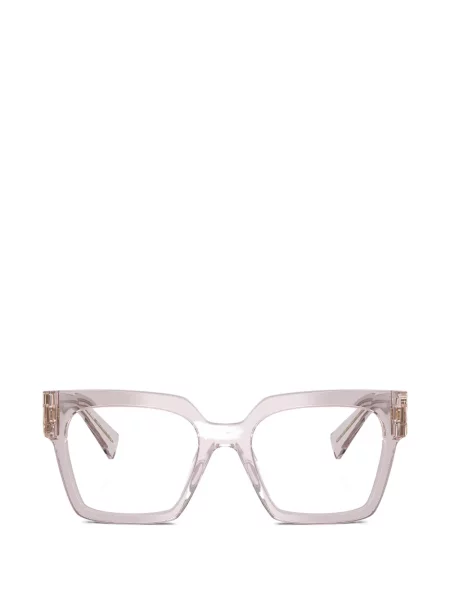 Ochelari de soare Miu Miu Eyewear cu imprimeu geometric roz