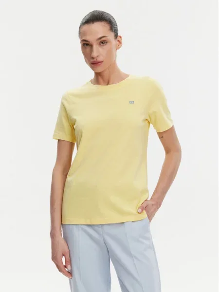 T-Shirt Tommy Hilfiger κίτρινο