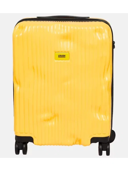 Prugasti koferić Crash Baggage žuta