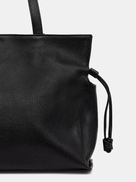 Answear.LAB torebka shopper skórzana czarna