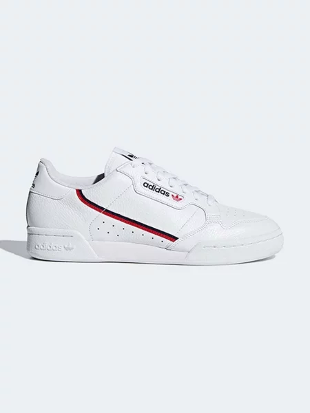 Kožené tenisky adidas Originals Continental 80 biela