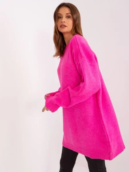 Rochie Fashionhunters tricotate de costum roz