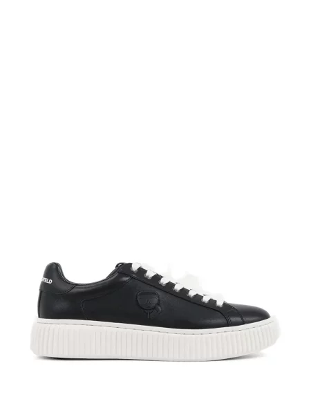 Sneakerși Karl Lagerfeld cu platformă negru