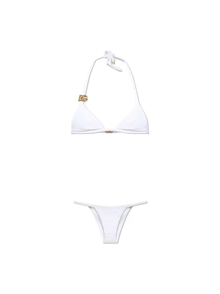 Bikini Dolce And Gabbana z logo białe