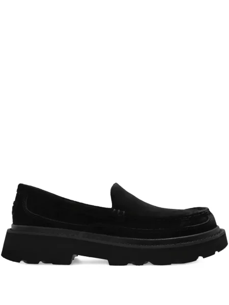 Pantofi loafer Ugg din piele de căprioară cu platformă negru