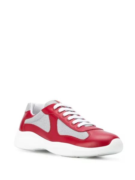 Sneakerși Prada roșu