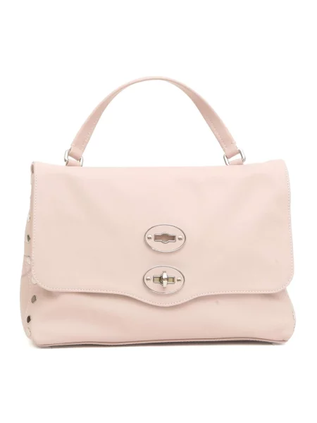 Torebka Zanellato skórzana różowa