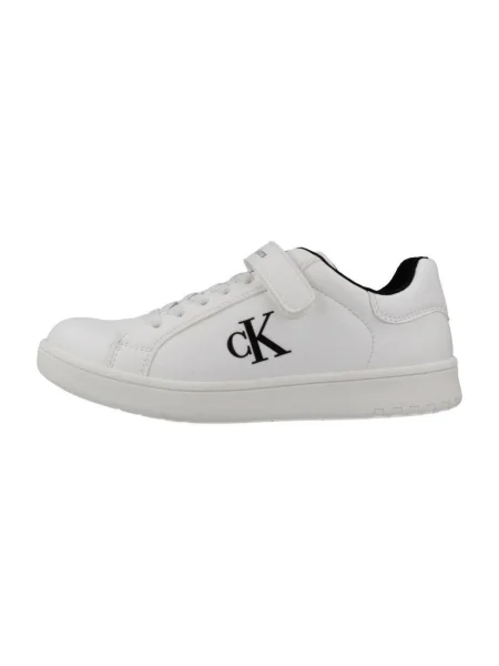 Sneakerși copii Calvin Klein Jeans alb
