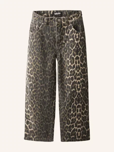 Molo Džíny Aska Extra Relaxed Fit brushed leo