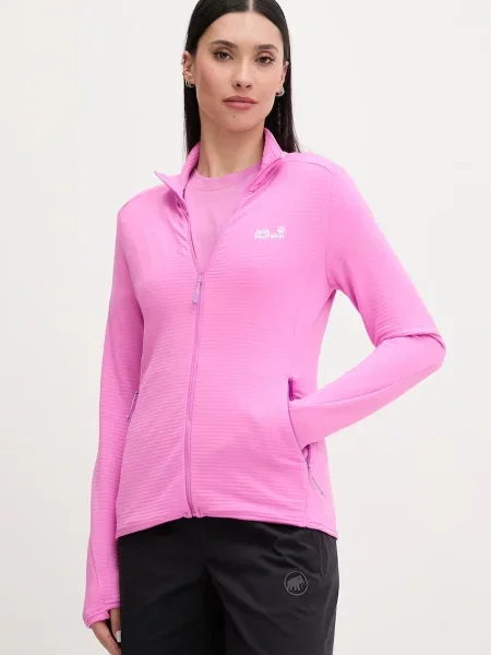 Jack Wolfskin bluza Litestride różowa