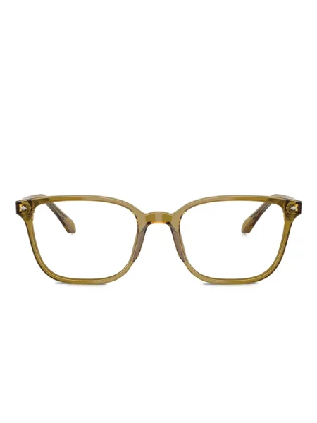 Ochelari de soare pătrați Giorgio Armani maro
