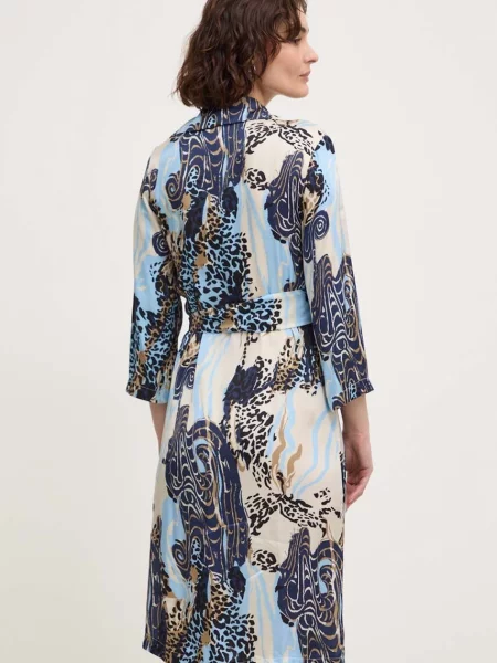 Answear Lab rochie mini evazati albastru