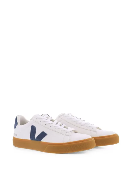 Sneakerși Veja Campo din piele alb