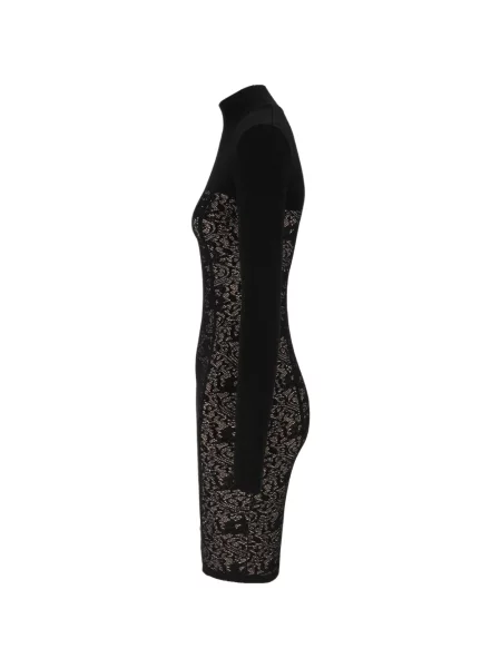 Rochie mini Elisabetta Franchi din dantelă negru