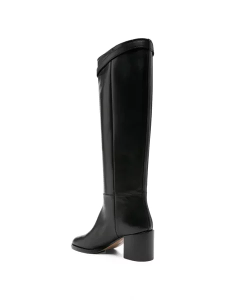 Botine Via Roma 15 din piele negru