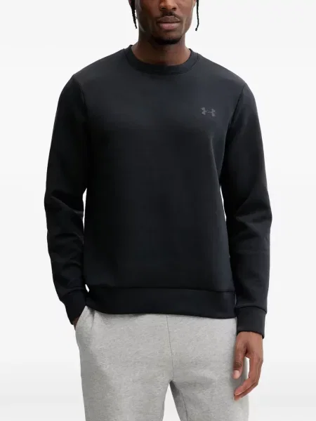 Pulover Under Armour din fleece cu imagine negru