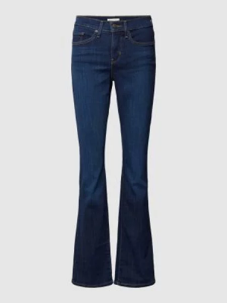 Jeansy o kroju shaping bootcut z 5 model Levi's® 300 granatowe