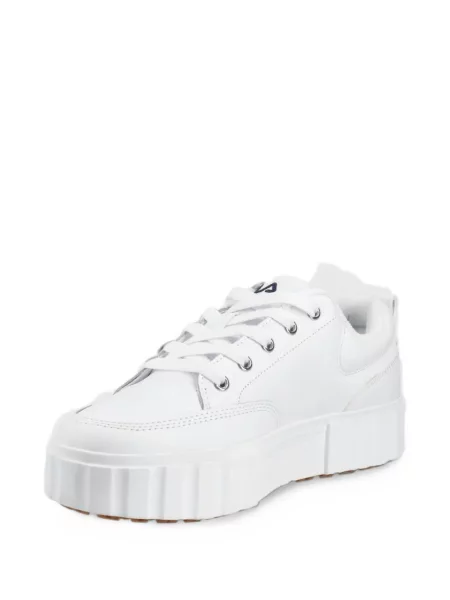 Sneakerși Fila cu platformă alb