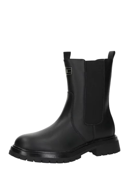 Škornji Tommy Hilfiger D črna