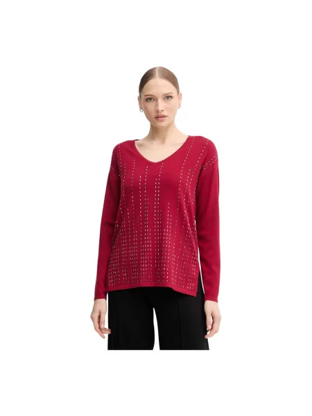 Sweter Joseph Ribkoff czerwony