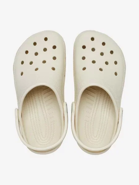 Otroški natikači Crocs Classic bež