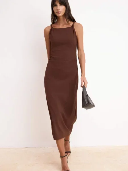 Trendyol Rochie ciocolatiu