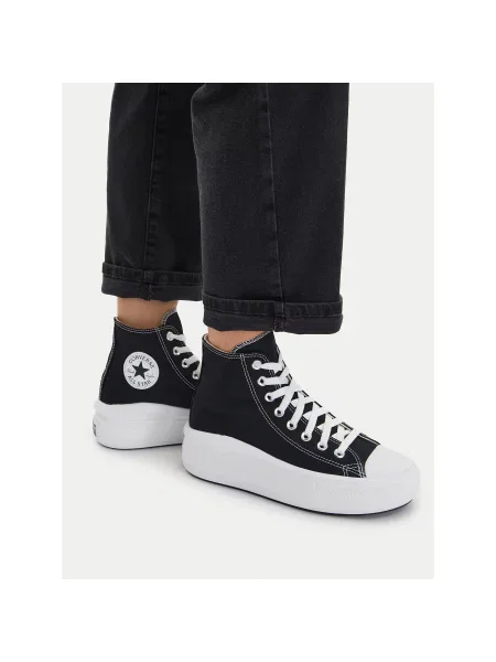Tornacipő Converse Chuck Taylor All Star Move Platform fekete