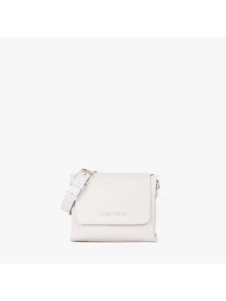 Valentino Bags crossbody kabelka dámska z imitácie kože biela