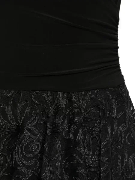 Rochie mini Norma Kamali cu gât halter negru