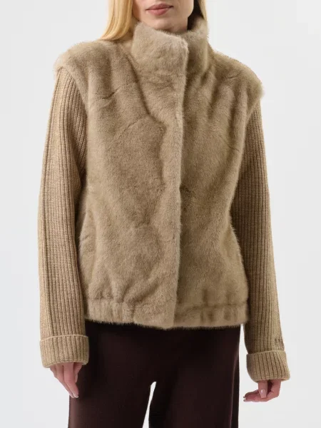 Шуба Mc2 Saint Barth бежева