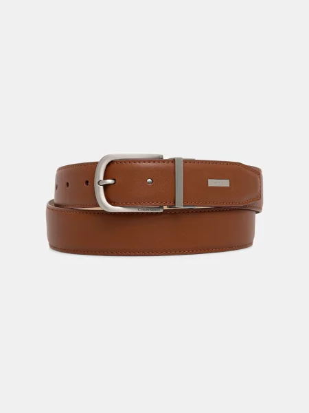 Calvin Klein pas usnjen rjava