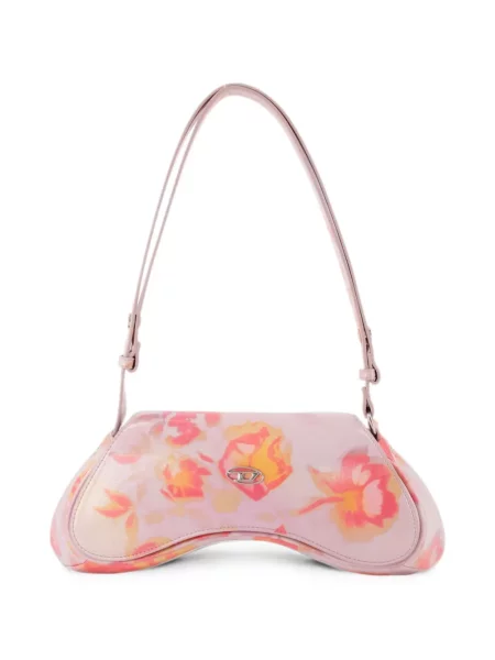 Geantă Diesel cu model floral cu imagine roz