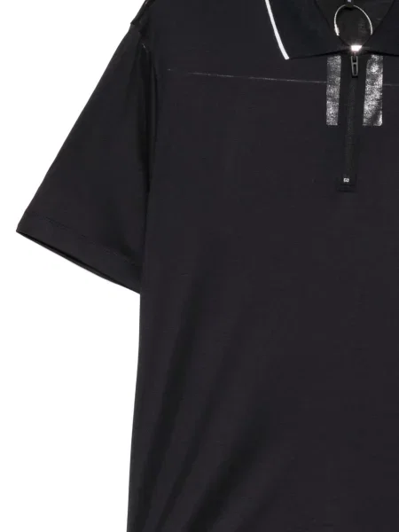 Polo Emporio Armani με αυτόγραφο μαύρο