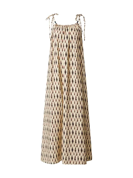 ONLY Rochie de vară ONLINES ELANOR maro cappuccino / maro deschis / roșu burgundy negru