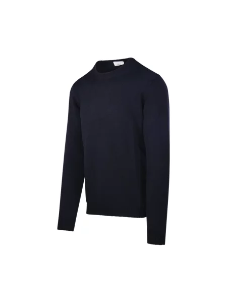 Sweter Roberto Collina niebieski