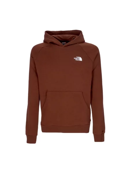 Bluza z kapturem The North Face z kapturem brązowa